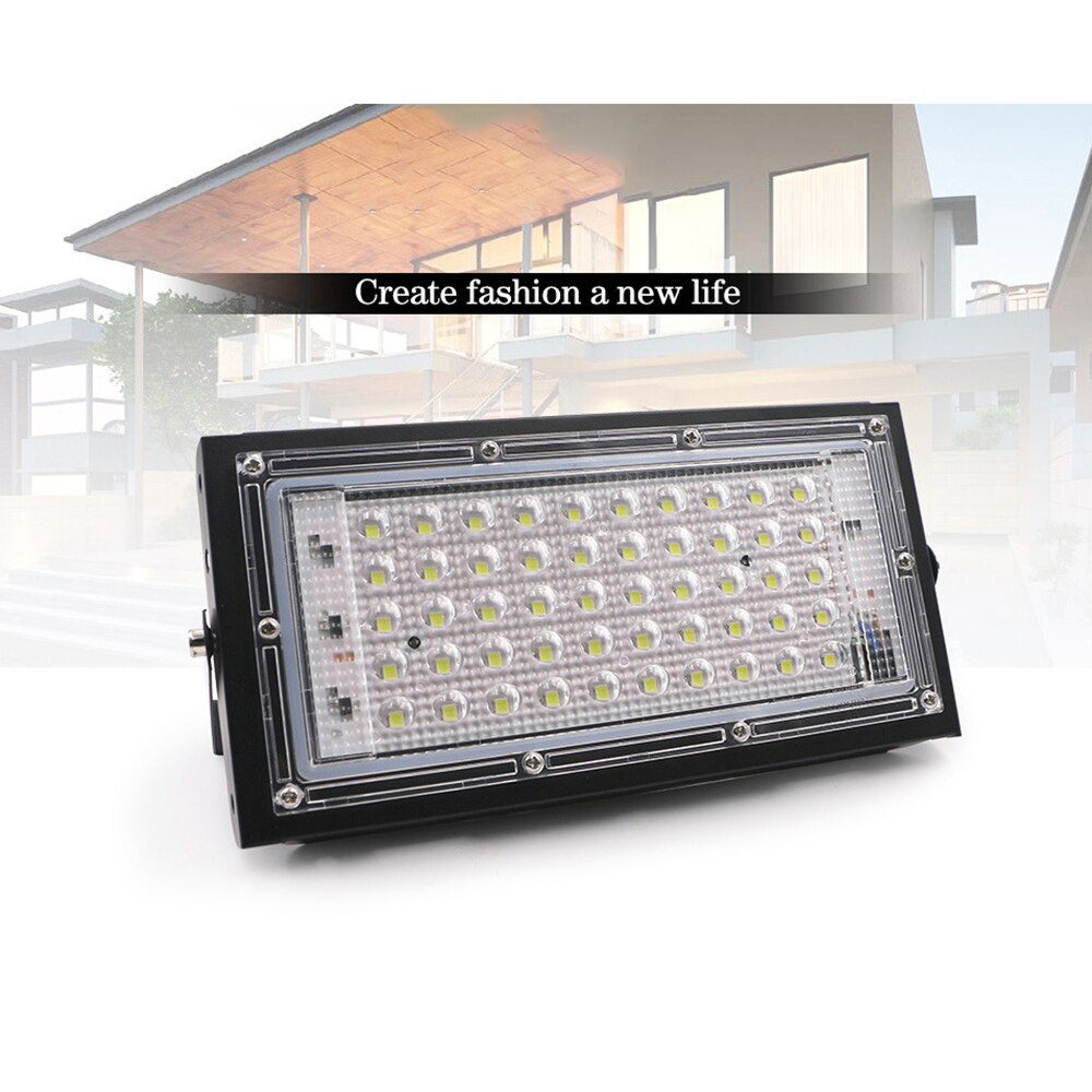 1pcs LED Flood Light 50W 110V 220V Floodlight Street IP65 Waterproof Outdoor Wall Garden Lighting Garden Square Spotlightled