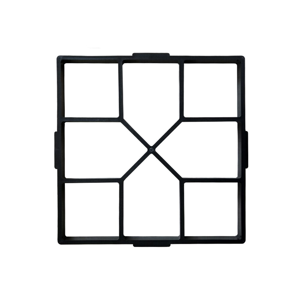 2021 Garden Pavement Path Maker Mold Walk Brick Concrete Form Square Stepping Stone Reusable Molds for DIY Walkway Yards Walking