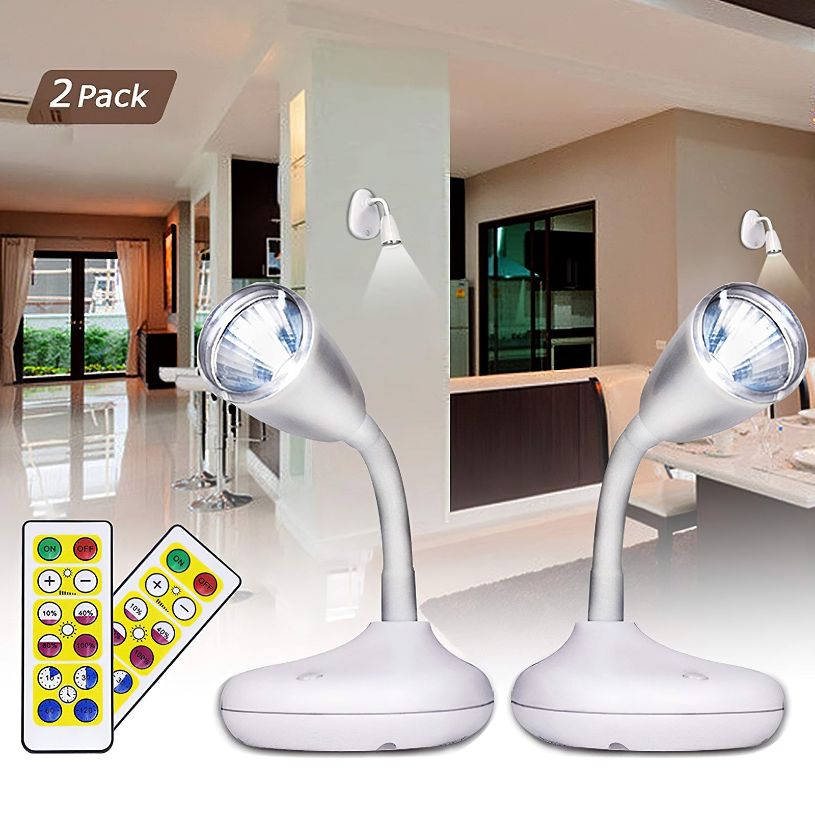 2pcs LED Wall Lamp Bedside Lamp With Cold White Light Rotatable Reading Lamp Used At Night Bedroom For Garden Decoration