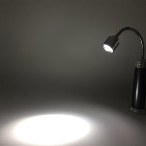 2pcs Magnetic Base Adjustable Use Battery Super Bright Barbecue BBQ Reading Light Gooseneck LED Lights Outdoor Lighting