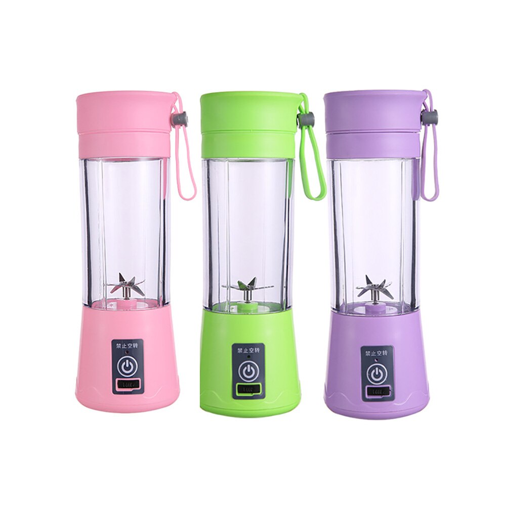 380ml Portable USB Electric Fruit Juicer Smoothie Maker Shaker Bottle Maker Blender Machine Juice Cup Water Kitchen Tools