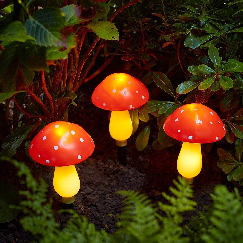 9leds solar energy Mushroom String Light Lamp For Garden Party Decoration Led Lights Christmas Party Fairy Lights New Arrival