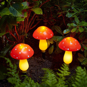 9leds solar energy Mushroom String Light Lamp For Garden Party Decoration Led Lights Christmas Party Fairy Lights New Arrival