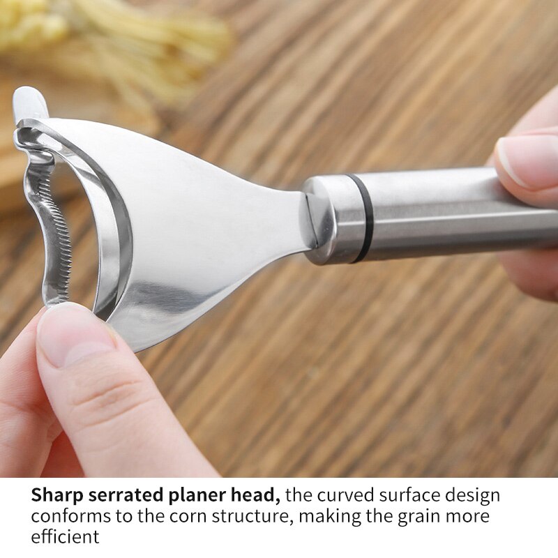Corn Threshing Device Stainless Steel Corn Stripper Peeling Corn Device Kernel Peeler For Kitchen Tools