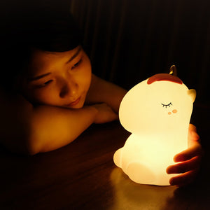 Cute Unicorn LED Night Light Bedroom Bedside Lamp For Birthday Gift  Bedroom Decoration Table Lamp