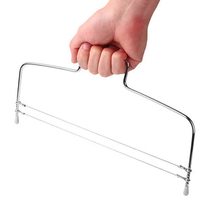 Double line Stainless Steel Adjustable Cake Cutter Slicer Cake Layerer Bread Divider Decoration DIY Kitchenware Tool