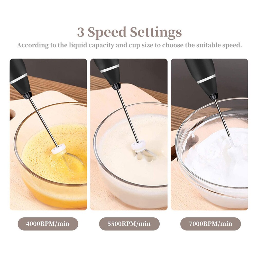 Electric Milk Frother Automatic Handheld Foam Maker Egg Beater Milk Frother Portable Coffee Whisk Tool High Quality