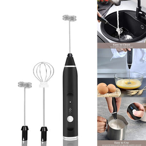 Electric Milk Frother Automatic Handheld Foam Maker Egg Beater Milk Frother Portable Coffee Whisk Tool High Quality