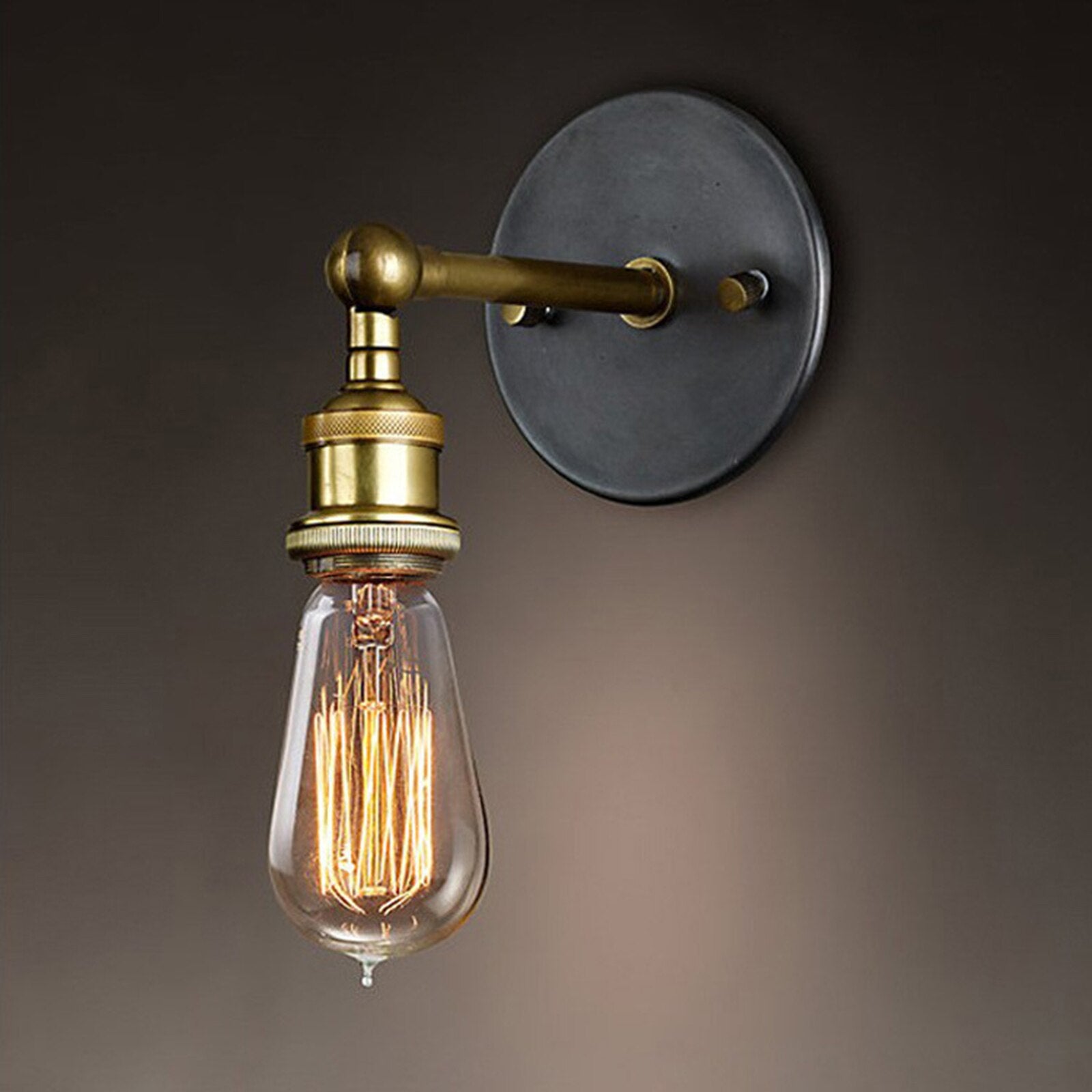 European Loft Industrial Retro Creative Wall Light Corridor Cafe Bar Personality  Sconce E27 Bulb Home Decoration Lighting