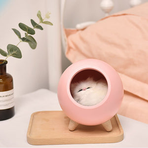 Fashion Cute Cat Pet House Ambience Lamp Usb Charging Cute Cartoon Mini Led Night Light Home Decor Pet House Night Light