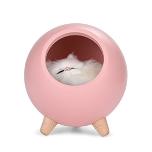 Fashion Cute Cat Pet House Ambience Lamp Usb Charging Cute Cartoon Mini Led Night Light Home Decor Pet House Night Light