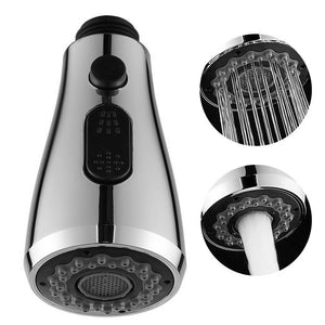 Faucet Sprayer Plating Nozzle Water Saving Bathroom Basin Sink Shower Spray Head Faucet Filter Multi-Function Pause Shower Head