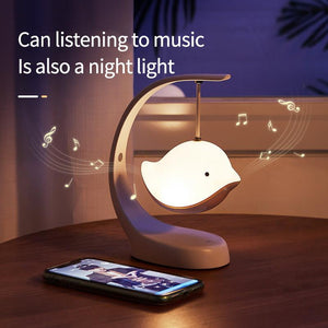 LED Bird Night Light Cutel Animal Baby Room Creative Brightness Color USB Desktop Light Bedroom Table Kid Warm Glow Lamp
