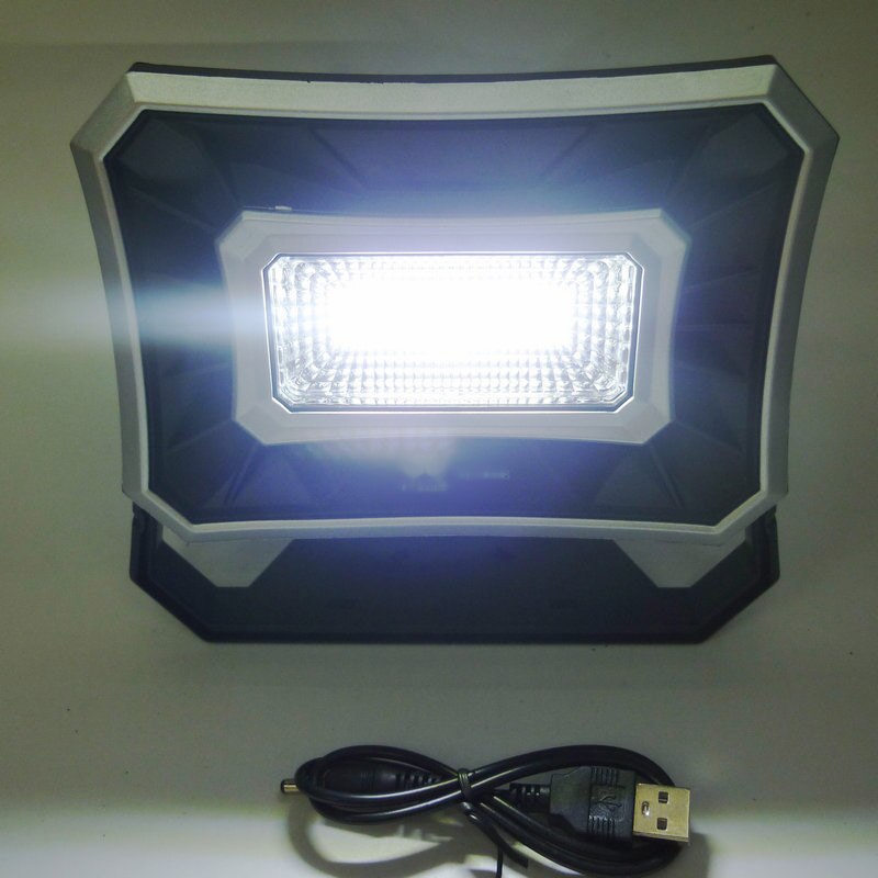 LED Light Rechargeable Car Camping Work Torches USB Charging Lamp Floodlight Camping Hiking Outdoor  Work Torch Light