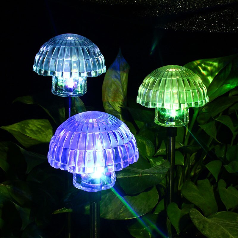 LED Solar Outdoor Lights Garden Decoration Solar Flower Lamps Landscape Lamp Lighting Waterproof Patio Backyard Lawn Spot Lights