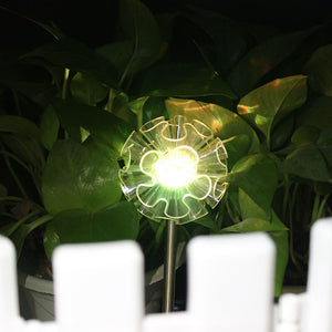 LED Solar Outdoor Lights Garden Decoration Solar Flower Lamps Landscape Lamp Lighting Waterproof Patio Backyard Lawn Spot Lights