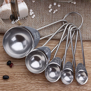 Measuring Spoons Stainless Steel Measuring Baking Spoons Cooking Cups Teaspoons Measuring Cooking Accessory  Measuring Spoon