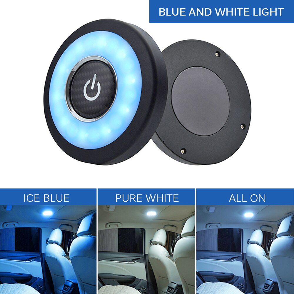 New Car Interior Light LED Light Reading Light  Auto USB Charging Roof Car LED Ceiling Light Trunk Roung Vehicle Ceiling Lamp