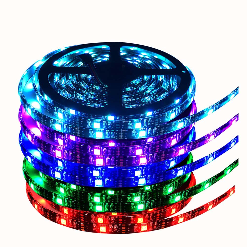 RGB Color Changeable TV Led Strip lights USB Powered 5V LED Strip with Remote Control TV Backlight Kit 0.5M 1M