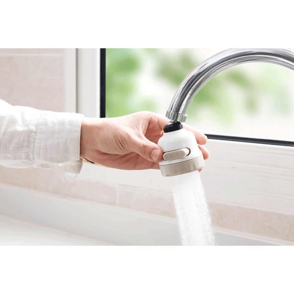 Rotatable Water Tap Aerator Water Nozzle Saving Faucet Filter Adapter Spray Head Kitchen Faucet Extender For Home Kitchen