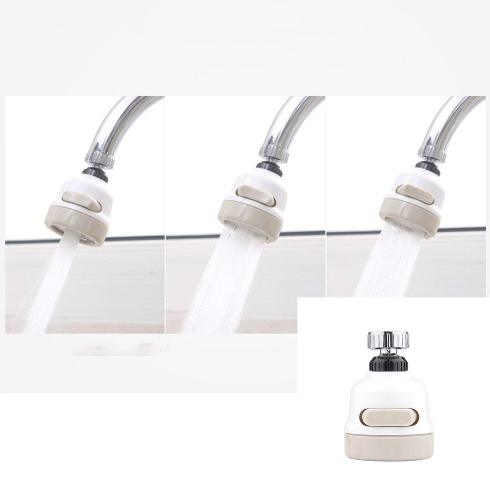 Rotatable Water Tap Aerator Water Nozzle Saving Faucet Filter Adapter Spray Head Kitchen Faucet Extender For Home Kitchen