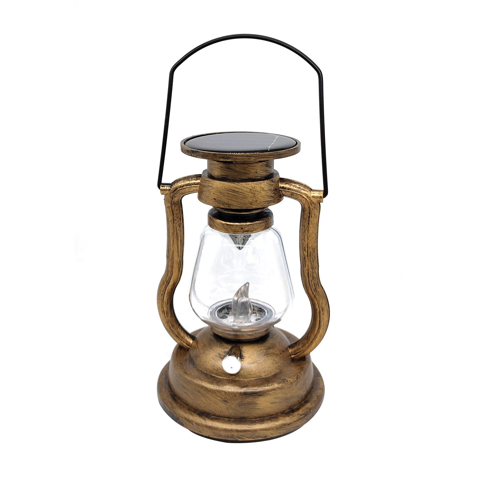 Solar Rechargeable Candle Light Portable Tent Light Retro Solar Oil Lantern Outdoor Lighting Camping Light For Garden Decoration